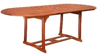 Eukalyptus Havebord – 100×180/230