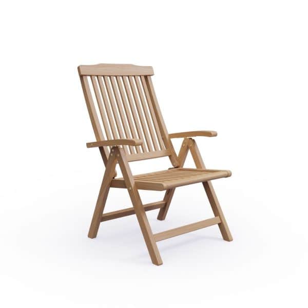 Bonti Positions Stol - Silver Teak