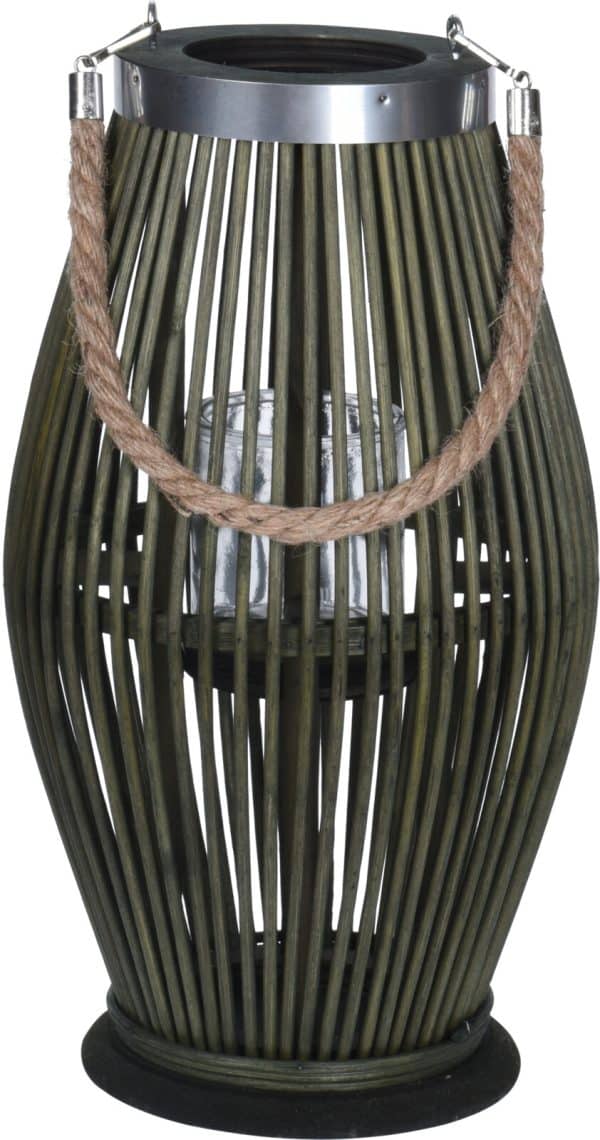 Lanterne I Rattan Flet - Home Stylling Collection