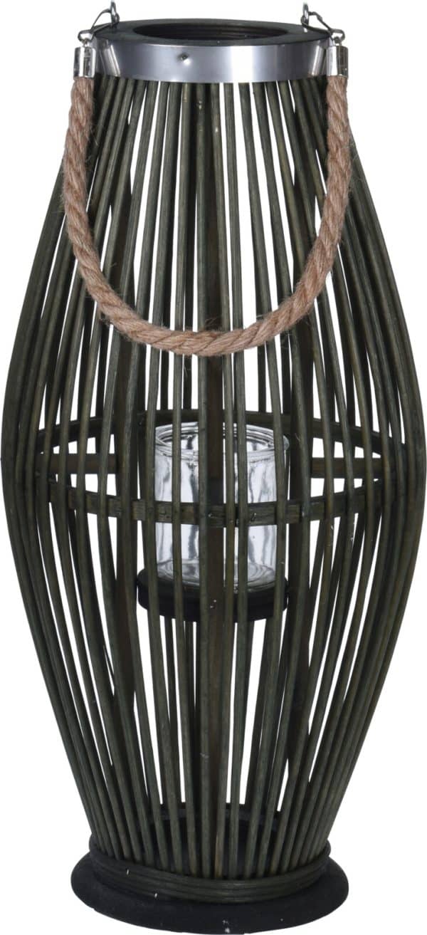 Lanterne I Rattan Flet - Home Stylling Collection