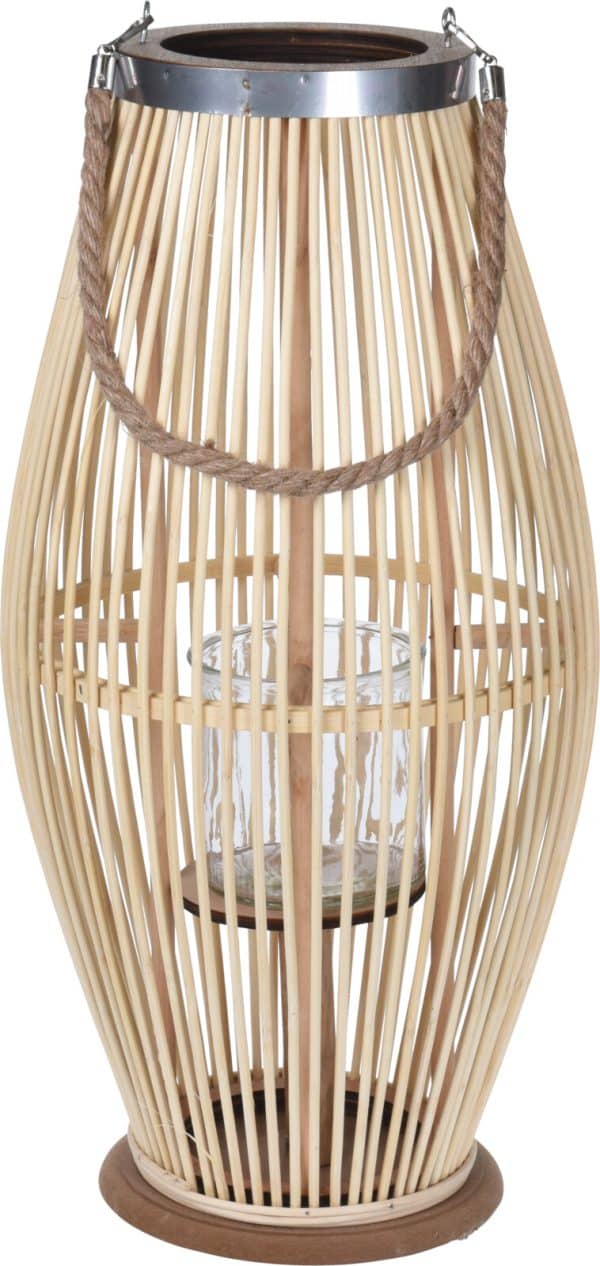 Lanterne I Rattan Flet - Home Stylling Collection