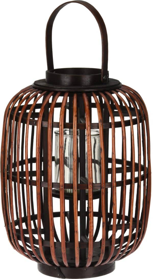 Lanterne I Rattan Flet - Home Stylling Collection