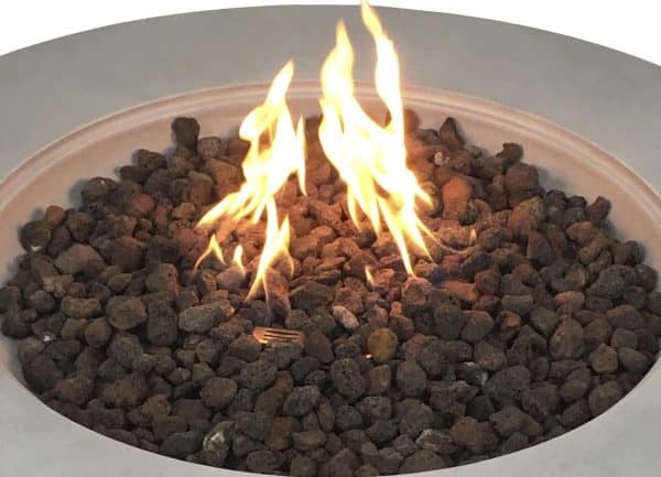 Lavasten til Havebord med gas
