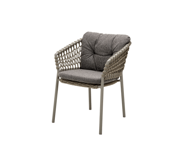 Ocean stol, stabelbar - Taupe, Cane-line Soft Rope