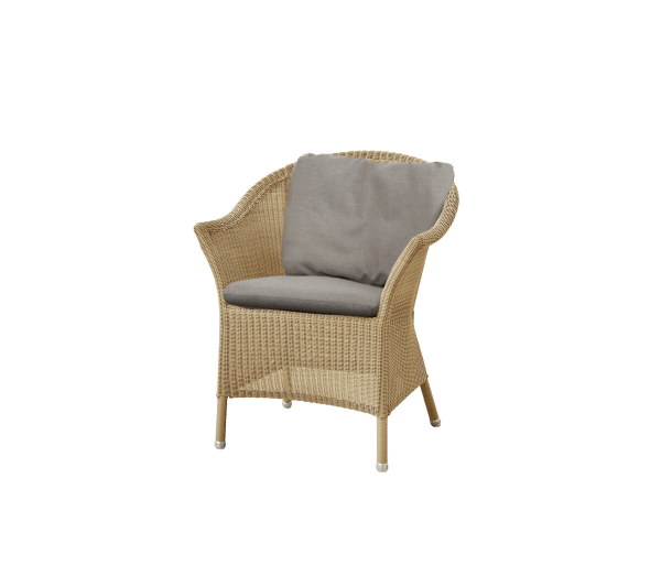 Derby/Lansing stol Sæde- Og Ryghynde - Taupe, Cane-line Natté