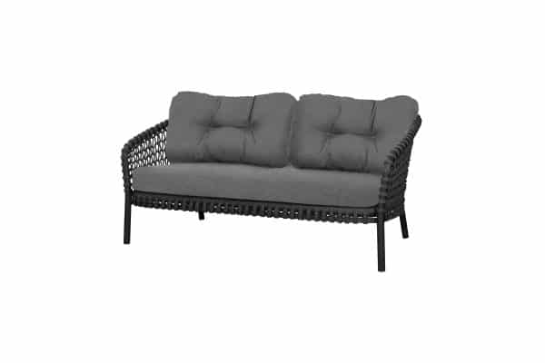 Ocean Large 2-personers Sofa - Mørkegrå - Cane-line Soft Rope