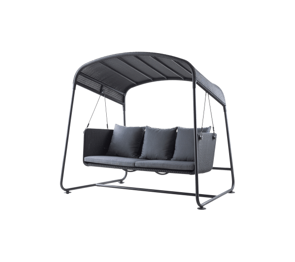 Cave Hængesofa - Graphite, Cane-line Weave