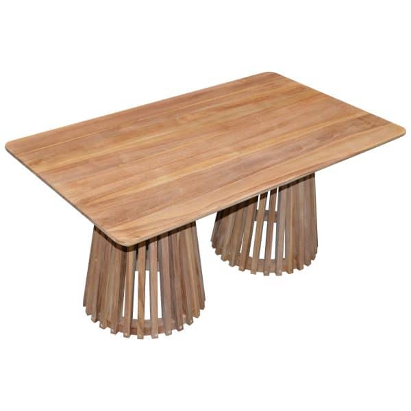 Jeanette Sofa Bord I Silver Teak