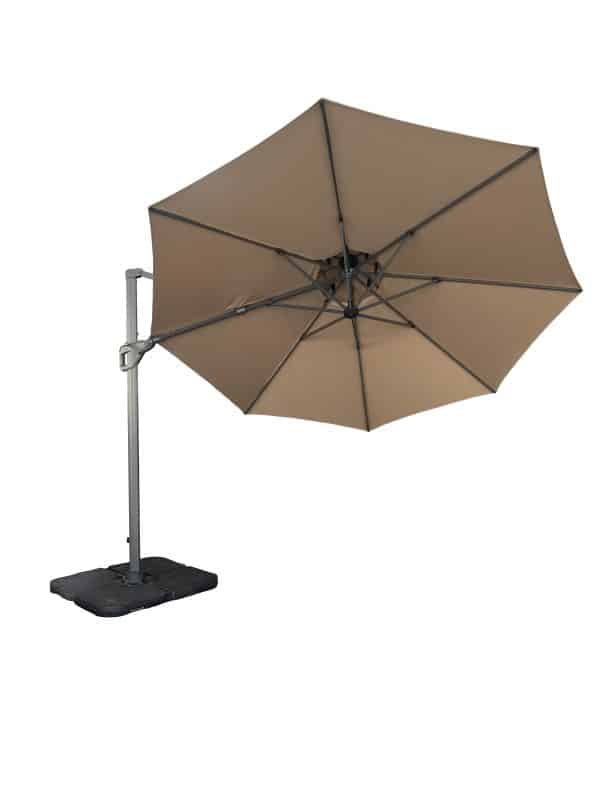 New Roma Multi-Tilt Hængeparasol - Ø3.5m. - Flere farver