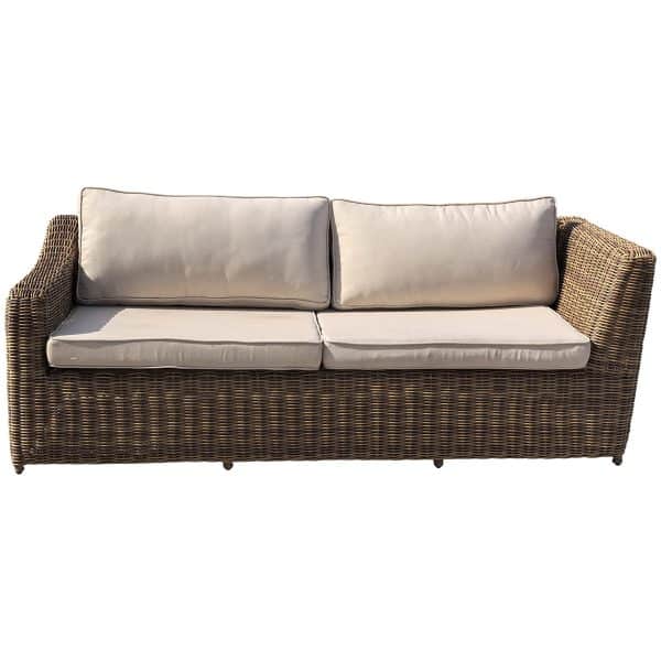 Zanzibar 3-pers sofa med 2 sofastole og bord