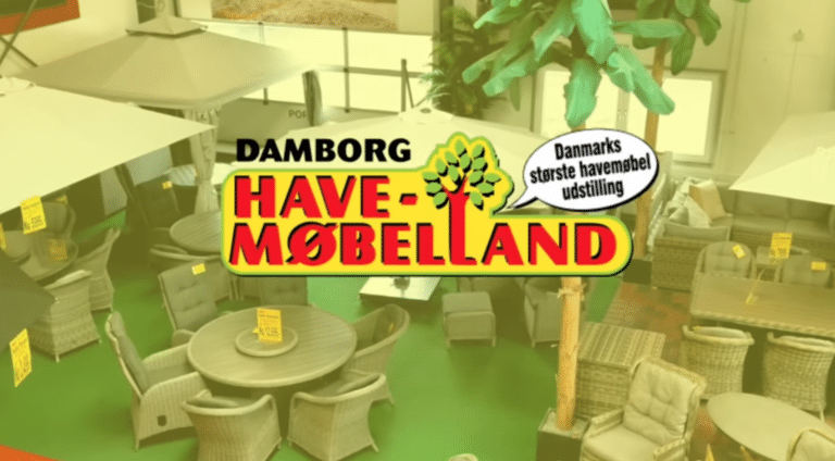 Damborg Havemøbelland. Danmarks største havemøbeludstilling