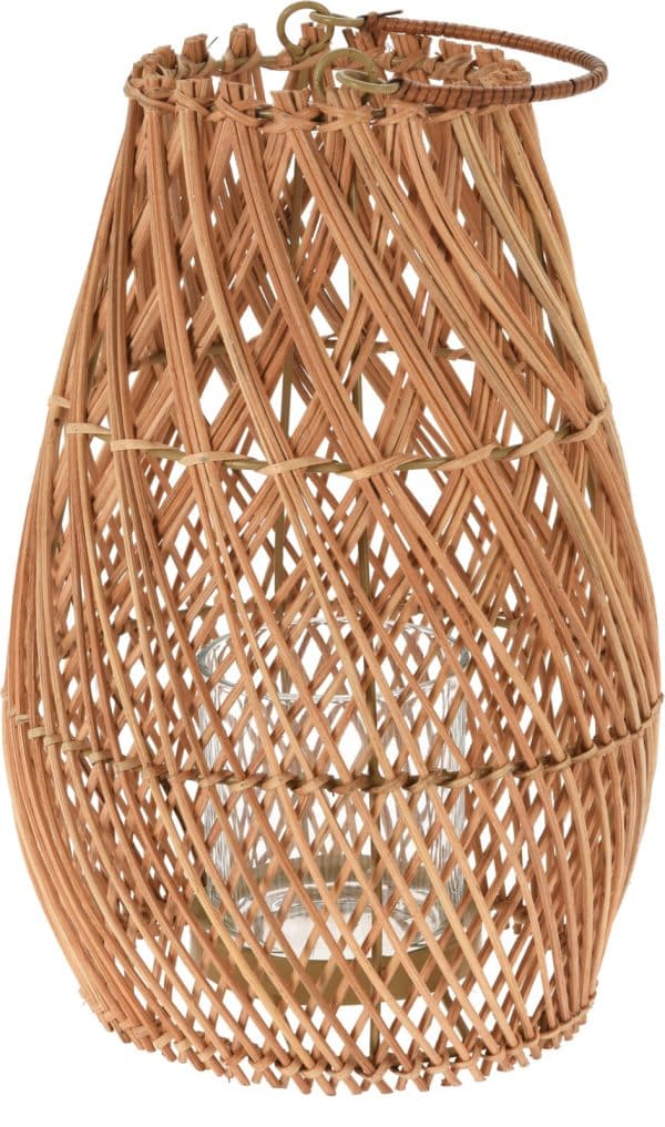 Lanterne I Rattan Flet - Home Stylling Collection