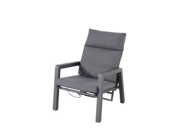 item 25915 5Pcs Steel Reclining Chat Set-pump chair