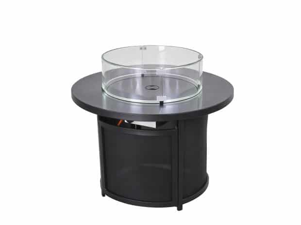 item 25917B,Round Gas Firepit Table 91xH65cm (1)
