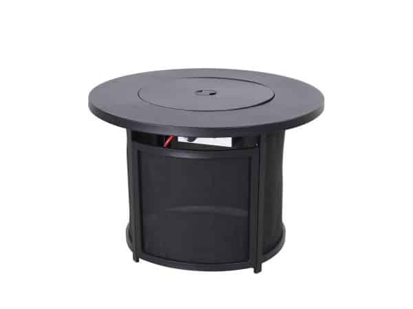 item 25917B,Round Gas Firepit Table 91xH65cm (2)