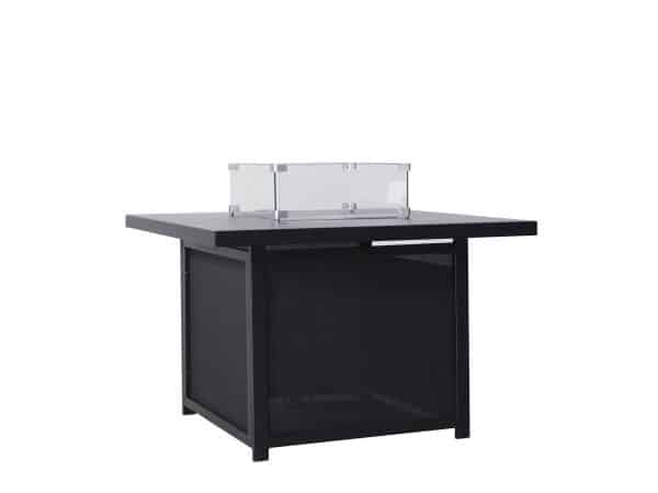item 25917C,Square Gas Firepit Table 96x96xH65cm (1)