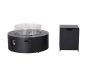 item 25921,Gas Firepit Round Table & Cylinder Storage Box;Side Table (1)