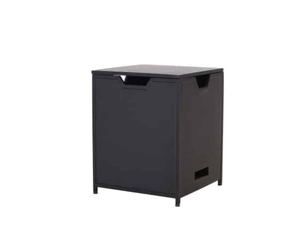 item 25921,Gas Firepit Round Table & Cylinder Storage Box;Side Table (4) item 25921,Gas Firepit Round Table & Cylinder Storage Box;Side Table (4)
