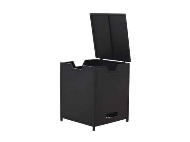 item 25921,Gas Firepit Round Table & Cylinder Storage Box;Side Table (5) item 25921,Gas Firepit Round Table & Cylinder Storage Box;Side Table (5)