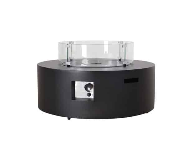 item 25921,Gas Firepit Round Table & Cylinder Storage Box;Side Table (7) item 25921,Gas Firepit Round Table & Cylinder Storage Box;Side Table (7)
